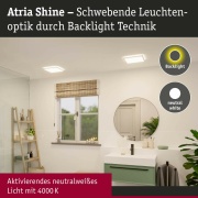 LED Panel Atria Shine Backlight  IP44 eckig 293x293mm  16W 1600lm 4000K Weiß