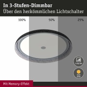 LED Deckenleuchte 3-Step-Dim Zarina   2700K 3400lm 34W Anthrazit dimmbar