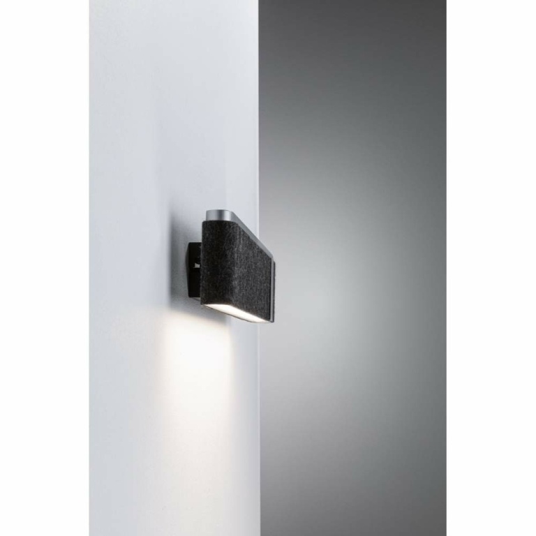 Paulmann LED Wandleuchte 3-Step-Dim Jagun   2700K 1250lm 230V 18W dimmbar Anthrazit