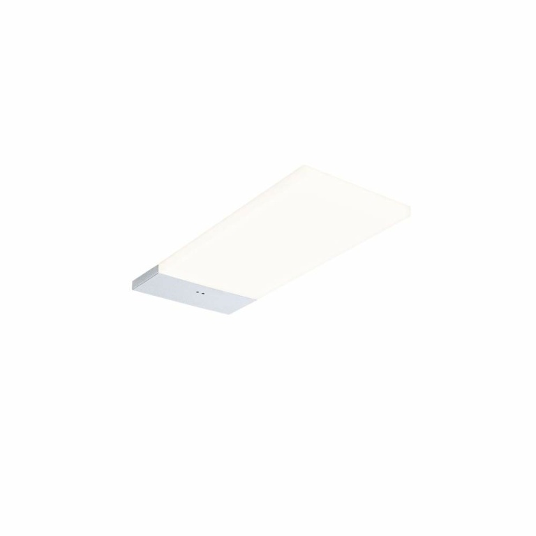 Paulmann LED Unterschrankleuchte Bredo 3000K Warmweiß Näherungsensor 3er-Set  3x2,5W 80x190mm 3x180lm 230/12V  Silber