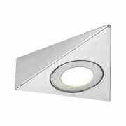 LED Unterschrankleuchte Trias 3000K Warmweiß Näherungsensor 3er-Set  3x2,7W 135x132mm 3x185lm 230/12V Eisen gebürstet