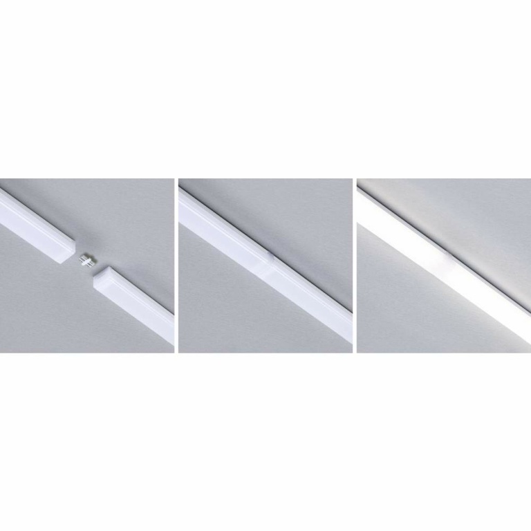 Paulmann LED Unterschrankleuchte Barreo Möbelaufbauleuchte 2er-Set mit Trafo & Fernbedienung White-Switch 2x300lm Weiß 230/24V