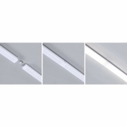 LED Unterschrankleuchte Barreo Möbelaufbauleuchte 2er-Set mit Trafo & Fernbedienung White-Switch 2x300lm Weiß 230/24V