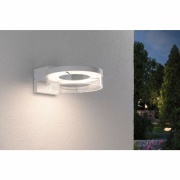 LED Außenwandleuchte Capera Bewegungsmelder  IP44  231mm 3000K 8 / 1x1,2W 700lm 230V  Weiß Aluminium