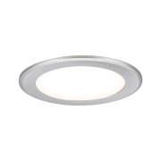 LED Möbeleinbauleuchten 3er-Set  rund 65mm 3x2,5W 3x180lm 230/12V  3000K Eisen gebürstet