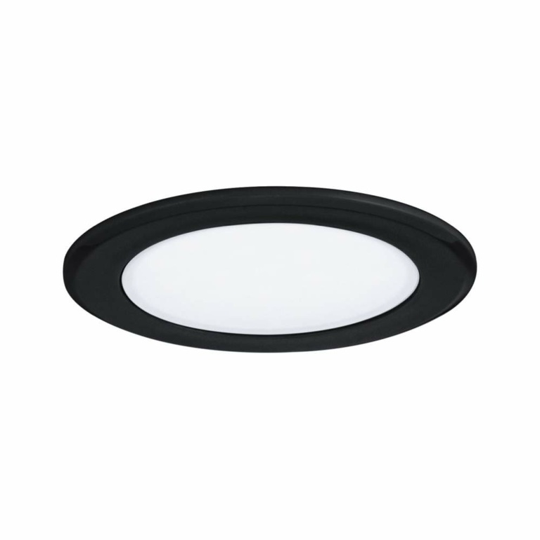 Paulmann LED Möbeleinbauleuchten 3er-Set  rund 65mm 3x2,5W 3x180lm 230/12V  3000K Schwarz matt