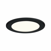 LED Möbeleinbauleuchten 3er-Set  rund 65mm 3x2,5W 3x180lm 230/12V  3000K Schwarz matt