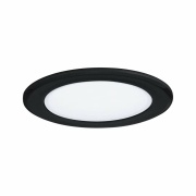 LED Möbeleinbauleuchten 3er-Set  rund 65mm 3x2,5W 3x180lm 230/12V  3000K Schwarz matt