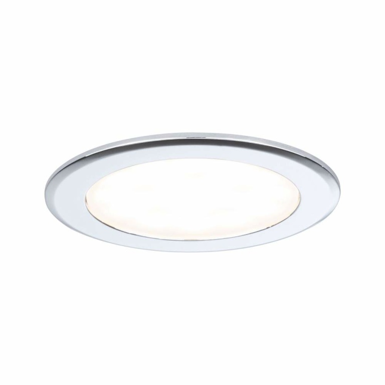 Paulmann LED Möbeleinbauleuchten 3er-Set  rund 65mm 3x2,5W 3x180lm 230/12V  3000K Chrom