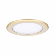 LED Möbeleinbauleuchten 3er-Set  rund 65mm 3x2,5W 3x180lm 230/12V  3000K Gold matt