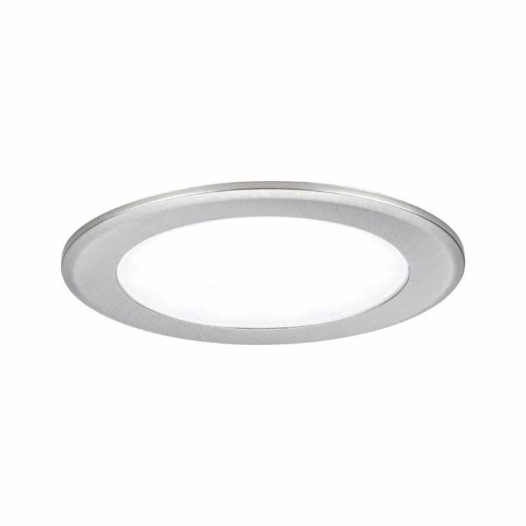 Paulmann LED Möbeleinbauleuchten 3er-Set  rund 65mm 3x2,5W 3x180lm 230/12V  4000K Eisen gebürstet