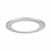 LED Möbeleinbauleuchten 3er-Set  rund 65mm 3x2,5W 3x180lm 230/12V  4000K Eisen gebürstet