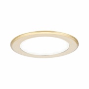 LED Möbeleinbauleuchten 3er-Set  rund 65mm 3x2,5W 3x180lm 230/12V  4000K Gold matt