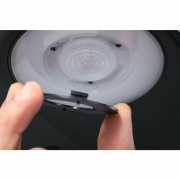 LED Außenwandleuchte Silma Bewegungsmelder Zweifacher Lichtaustritt IP44  280x176mm 3000K 2x5,5 / 2x0,7W 2x600lm 230V  Anthrazit Aluminium