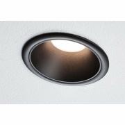 LED Einbauleuchte 3-Step-Dim Cole Coin Basisset 3er-Set IP44 rund 88mm  Coin 3x6W 3x470lm 230V dimmbar 2700K Schwarz matt