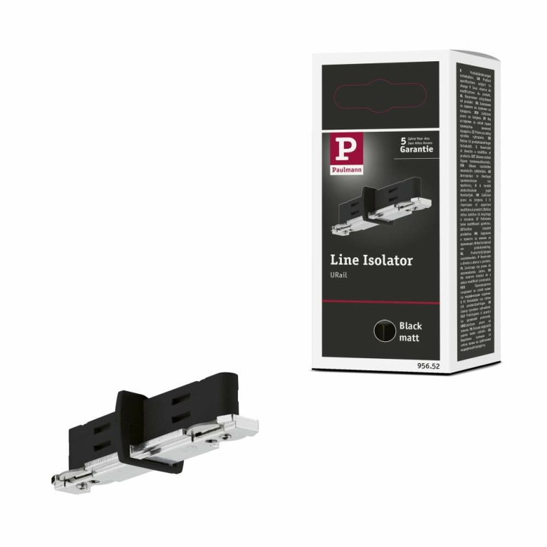 Paulmann URail Zubehör Stromtrenner 70x18mm Schwarz matt