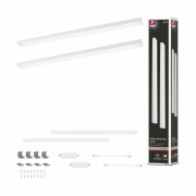 LED Unterschrankleuchte Inline 2er-Set Erweiterungsset PIR-Sensor 3000K dimmbar 2x4W 350x26mm 2x350lm 24V Weiß matt