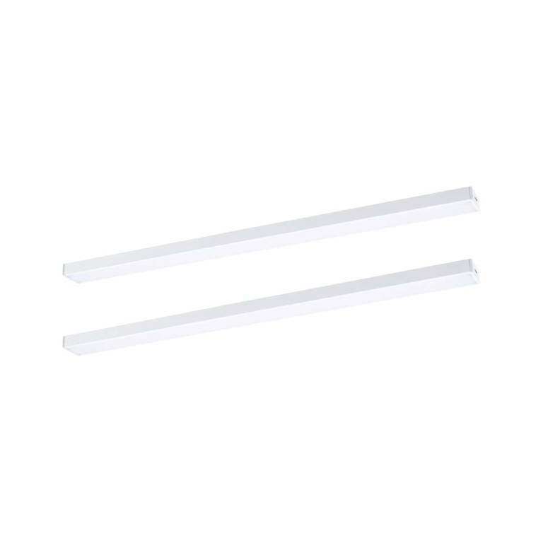 Paulmann LED Unterschrankleuchte Inline 2er-Set Erweiterungsset PIR-Sensor Tunable White 2x4W 350x26mm 2x350lm 24V Weiß matt