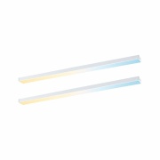 LED Unterschrankleuchte Inline 2er-Set Erweiterungsset PIR-Sensor Tunable White 2x4W 350x26mm 2x350lm 24V Weiß matt