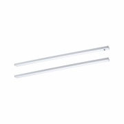 LED Unterschrankleuchte Inline 2er-Set Starterset PIR-Sensor Tunable White 2x6W 550x26mm 2x500lm 24V Chrom matt mit Steckertrafo