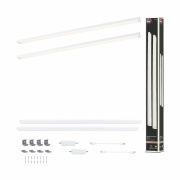 LED Unterschrankleuchte Inline 2er-Set Erweiterungsset PIR-Sensor 3000K dimmbar 2x6W 550x26mm 2x500lm 24V Weiß matt