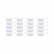 LED Einbauleuchte 20er-Pack schwenkbar rund 82mm 4,8W 450lm 3000K Weiß matt 230V