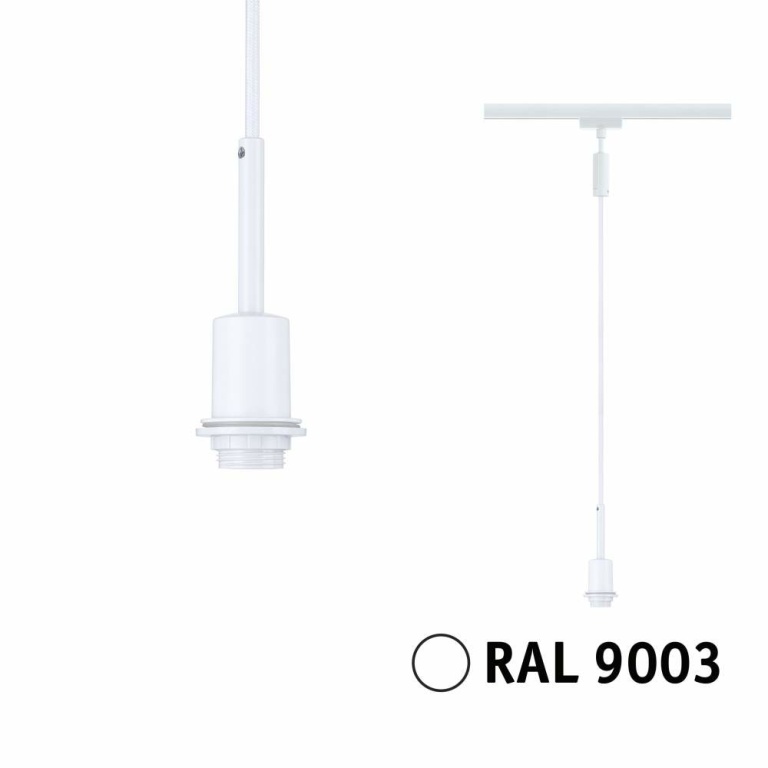 Paulmann URail DecoSystems Basis Pendel Signalweiß E14  max. 20W