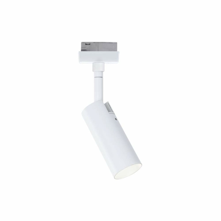 Paulmann URail LED Schienenspot 3-Step-Dim Tubo Einzelspot  150lm 4W 3000K dimmbar 230V Signalweiß