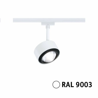 Paulmann URail LED Schienenspot Aldan   470lm 8W 4000K dimmbar 230V Signalweiß