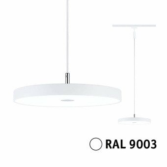 Paulmann URail LED Pendel 3-Step-Dim Hildor  850lm 15W 4000K dimmbar 230V Signalweiß