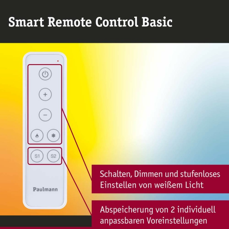 Paulmann Fernbedienung Smart Home Zigbee 3.0 Weiß