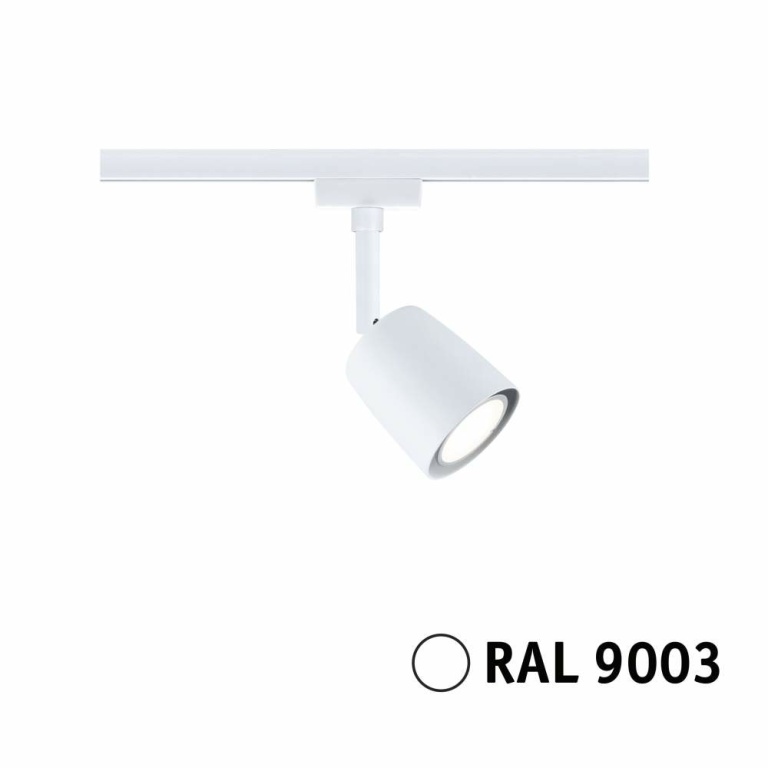 Paulmann URail Schienenspot Cover Einzelspot GU10  max. 10W  dimmbar 230V Signalweiß