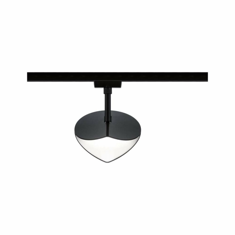 Paulmann URail LED Schienenspot Alejandro 10W 800lm 4000K 3-Step-Dim dimmbar Schwarz matt (LED fest verbaut)