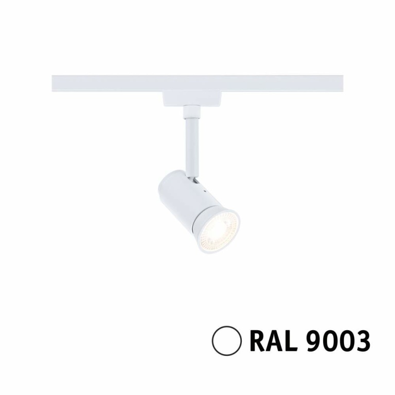 Paulmann URail Schienenspot Runa   GU10  max. 10W  dimmbar 230V Signalweiß