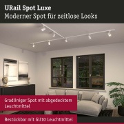 URail Schienenspot Luxe   GU10  max. 10W  dimmbar 230V Signalweiß