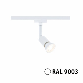 Paulmann URail LED Schienenspot Salt   GU10  max. 10W  dimmbar 230V Signalweiß
