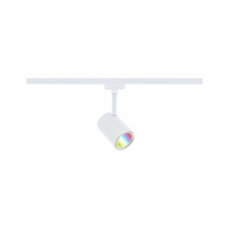 Paulmann URail LED Schienenspot Luxe Signalweiß GU10 350lm 4,8W Smart Home Zigbee 3.0 RGBW+ dimmbar 230V