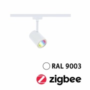 URail LED Schienenspot Luxe Signalweiß GU10 350lm 4,8W Smart Home Zigbee 3.0 RGBW+ dimmbar 230V