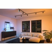 URail LED Schienenspot Luxe GU10 350lm 4,8W Smart Home Zigbee 3.0 RGBW+ dimmbar Schwarz matt