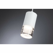 LED Pendelleuchte Kame Klar Signalweiß 9W 3000K 3-Step-Dim IP44