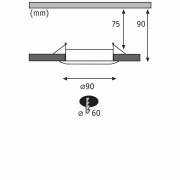 Einbauleuchte 10er-Pack starr rund Weiß 90mm GU10 max. 10x10W 230V dimmbar