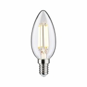 Eco-Line Filament 230V LED Kerze E14 1er-Set  98mm 525lm 2,5W 3000K  Klar