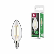 Eco-Line Filament 230V LED Kerze E14 1er-Set  98mm 525lm 2,5W 3000K  Klar