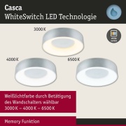 LED Deckenleuchte Casca  IP44  White Switch 2100lm 230V 23W  Schwarz matt