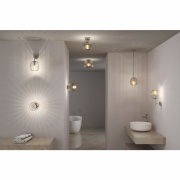 Selection Bathroom Wandleuchte Ruya Glas/Chrom IP44 E14 max. 20W dimmbar 230V