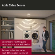 LED Panel Atria Shine Backlight  IP44 rund 190mm  11,2W 850lm 4000K Weiß