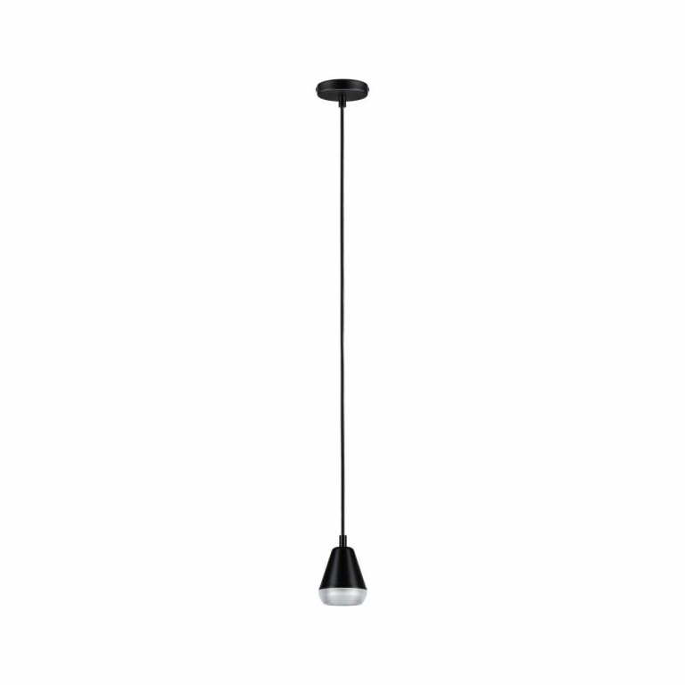 Paulmann LED Pendelleuchte Luia Satin/Signalschwarz IP44 GU10 max. 10W Pendellänge verstellbar