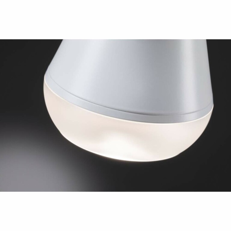 Paulmann LED Pendelleuchte Luia Satin/Signalweiß IP44 GU10 max. 10W Pendellänge verstellbar