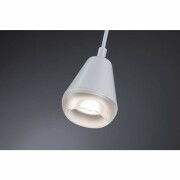 LED Pendelleuchte Luia Satin/Signalweiß IP44 GU10 max. 10W Pendellänge verstellbar