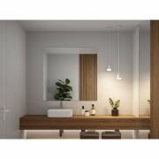 LED Pendelleuchte Luia Satin/Signalweiß IP44 GU10 max. 10W Pendellänge verstellbar